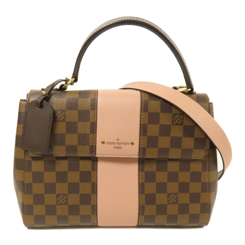 LOUIS VUITTON Damier Bond Street Magnolia金扣手挽肩背兩用袋-0