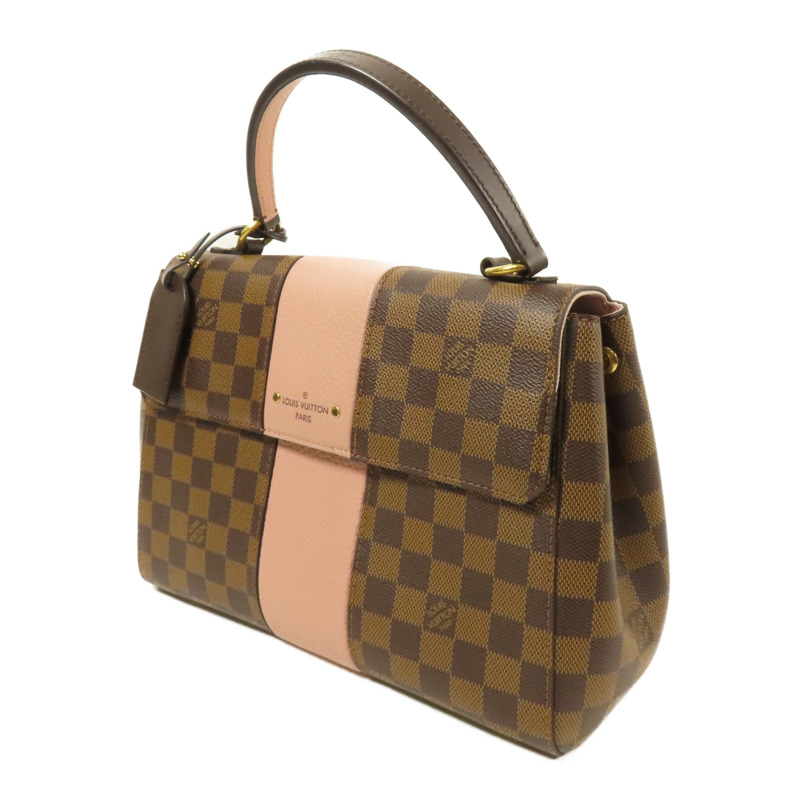 LOUIS VUITTON Damier Bond Street Magnolia金扣手挽肩背兩用袋-2