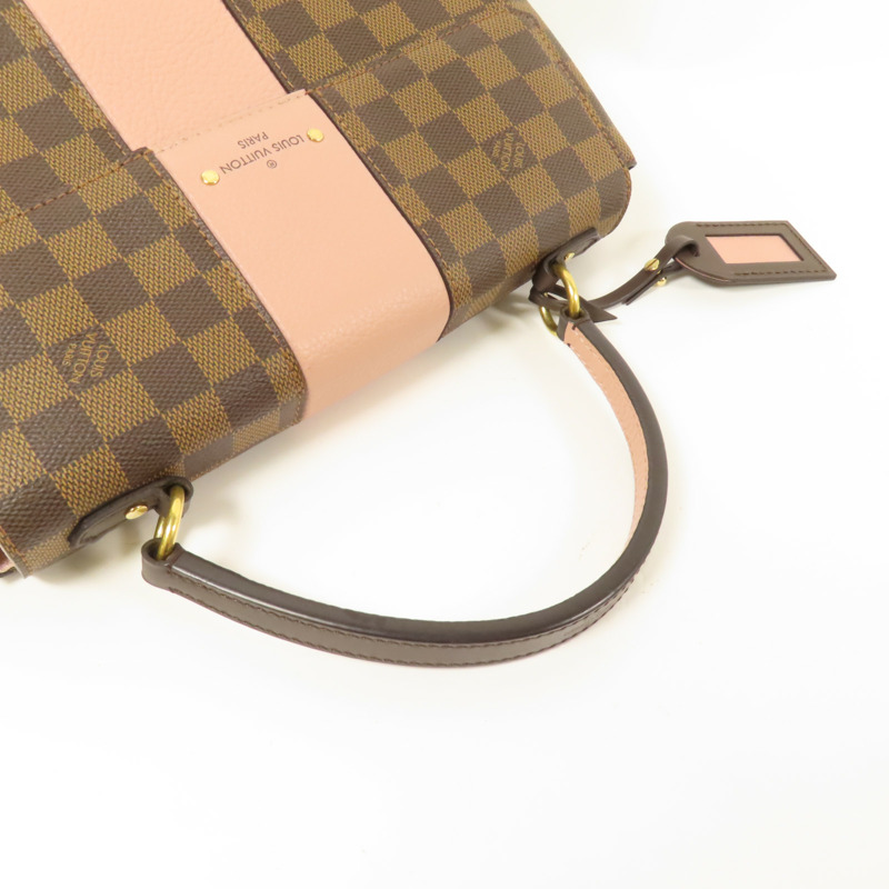 LOUIS VUITTON Damier Bond Street Magnolia金扣手挽肩背兩用袋-8