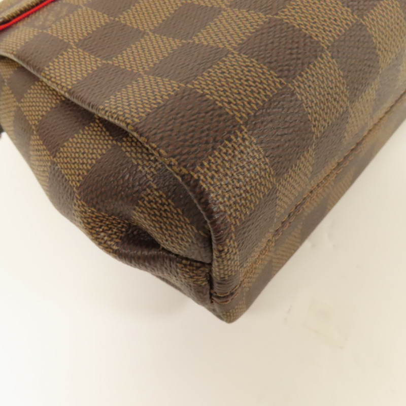 LOUIS VUITTON Damier Croisette金扣手挽肩背兩用袋-6