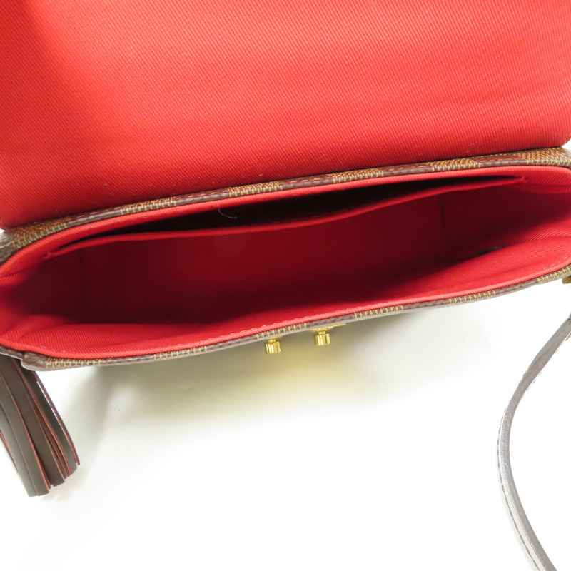 LOUIS VUITTON Damier Croisette金扣手挽肩背兩用袋-13