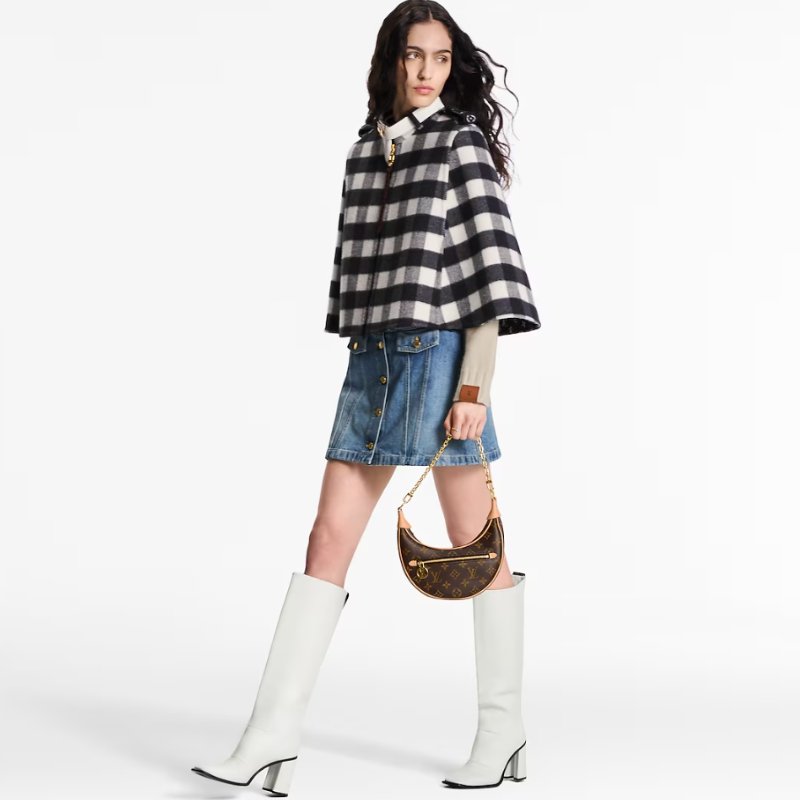 LV 肩背包/手提包/斜背包/側背包/彎月包 M81098 85成新-1