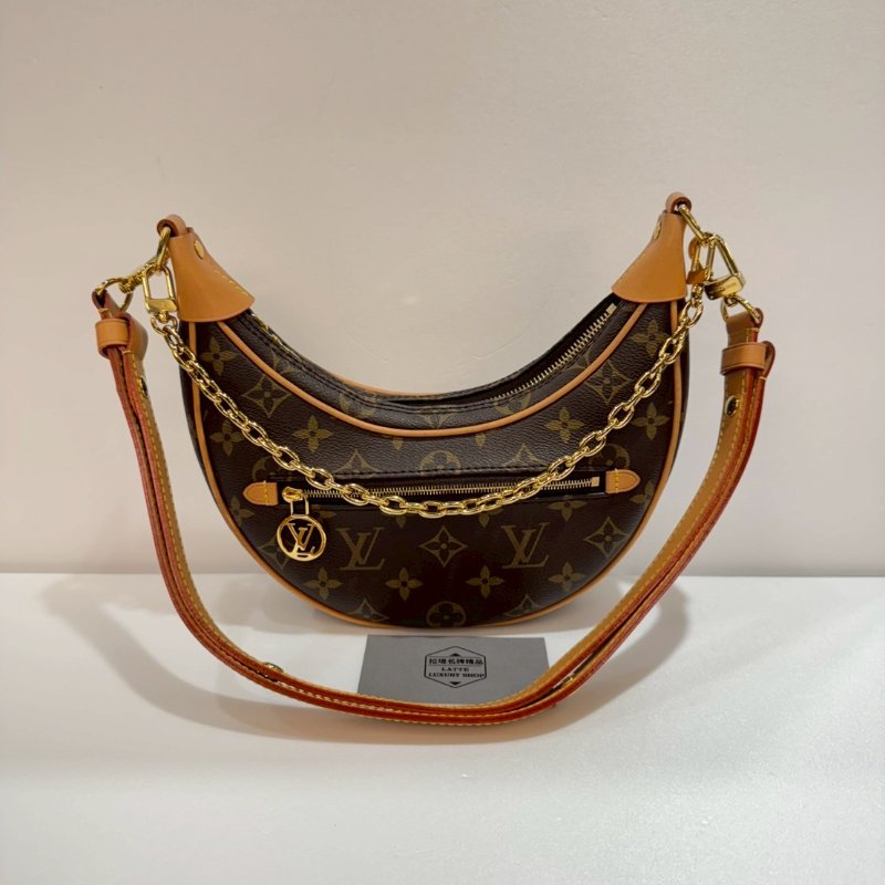LV 肩背包/手提包/斜背包/側背包/彎月包 M81098 85成新-2