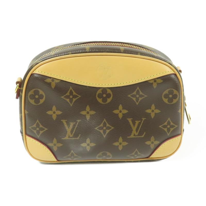 LOUIS VUITTON Monogram Deauville Mini金扣肩背袋-1