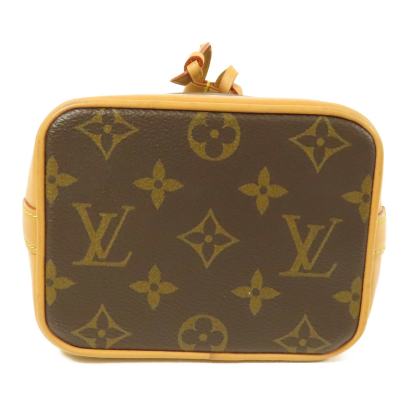 LOUIS VUITTON Monogram Nano Noe金扣手挽肩背兩用袋-3