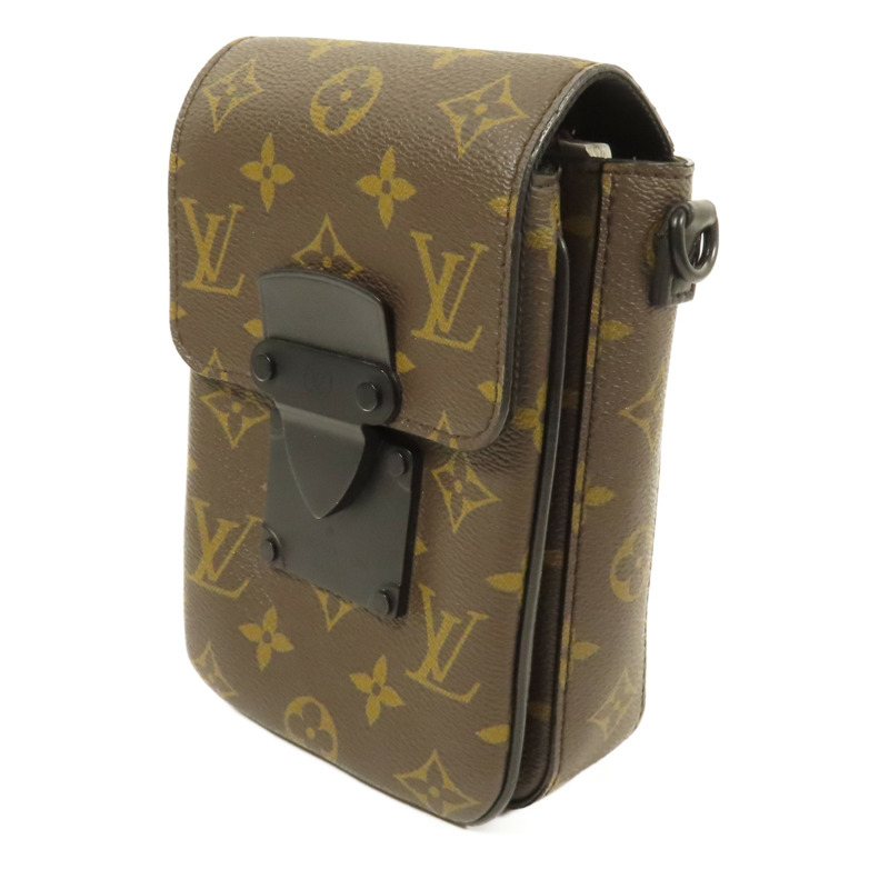 LOUIS VUITTON Monogram Macassar S-Lock肩背袋-2