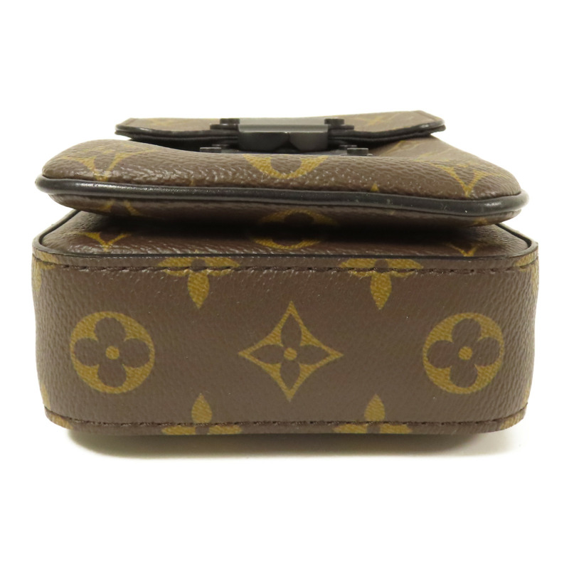 LOUIS VUITTON Monogram Macassar S-Lock肩背袋-3