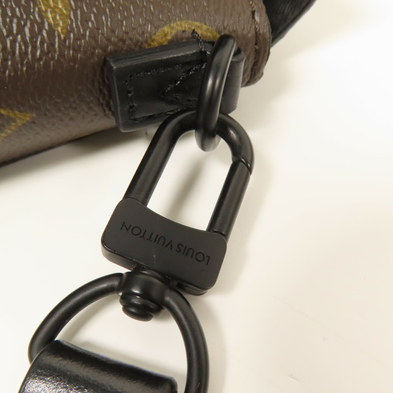 LOUIS VUITTON Monogram Macassar S-Lock肩背袋-10