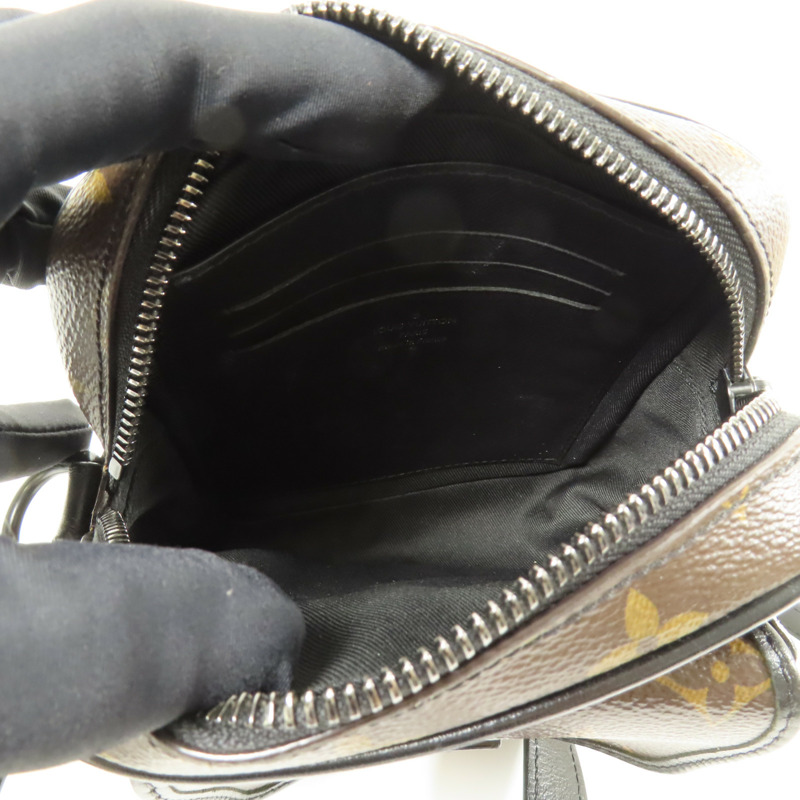 LOUIS VUITTON Monogram Macassar Christopher Wearable Wallet肩背袋-12