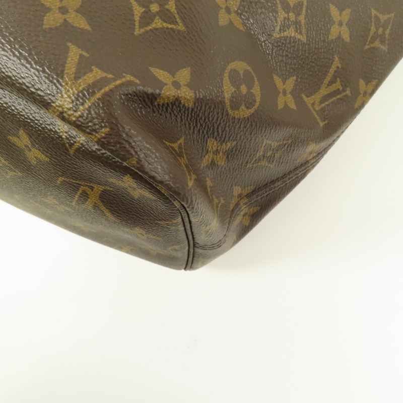 LOUIS VUITTON Monogram Macassar World Tour Neverfull MM手挽袋-7