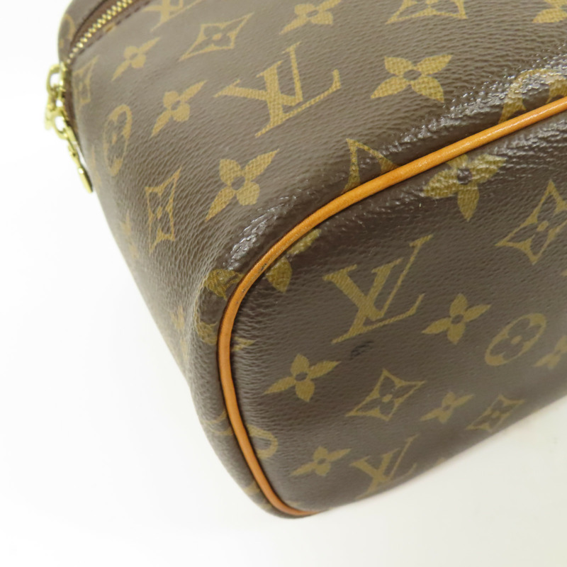 LOUIS VUITTON Monogram Nice BB金扣手挽袋-4