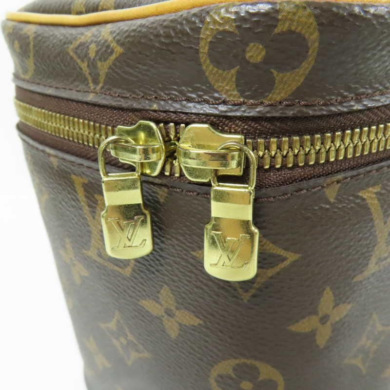 LOUIS VUITTON Monogram Nice BB金扣手挽袋-9