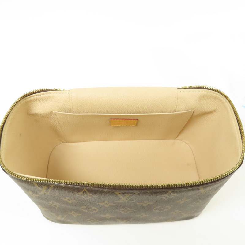 LOUIS VUITTON Monogram Nice BB金扣手挽袋-10