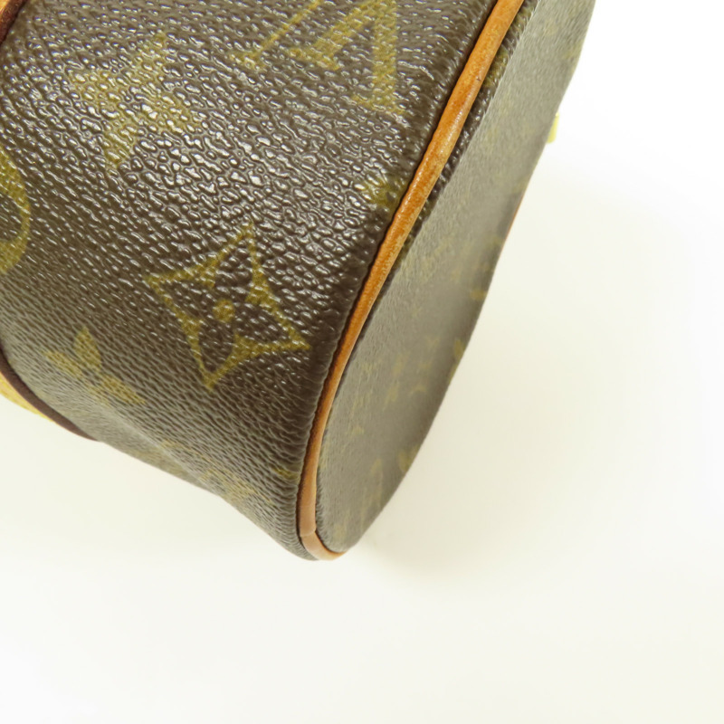 LOUIS VUITTON Monogram Papillon PM金扣手挽袋-7