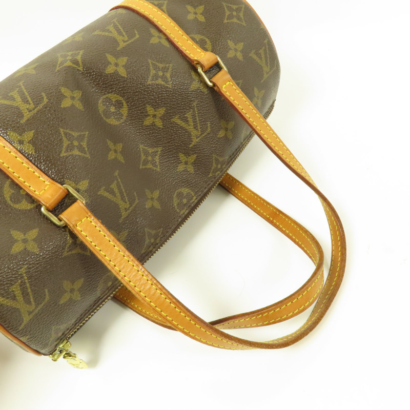 LOUIS VUITTON Monogram Papillon PM金扣手挽袋-8