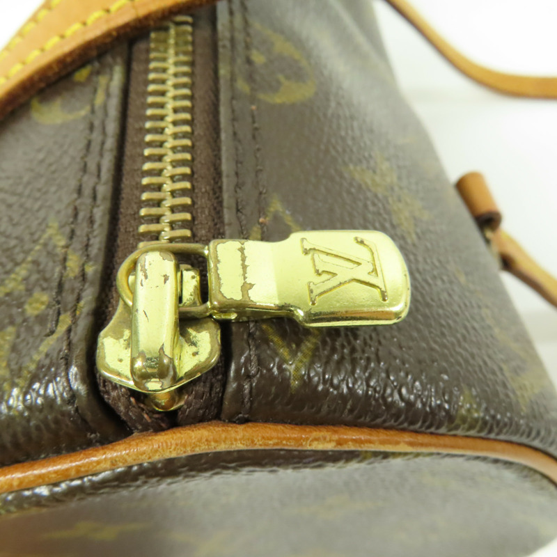 LOUIS VUITTON Monogram Papillon PM金扣手挽袋-9