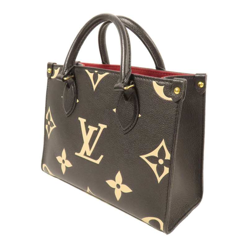 LOUIS VUITTON Monogram Empreinte On The Go PM金扣手挽肩背兩用袋-2