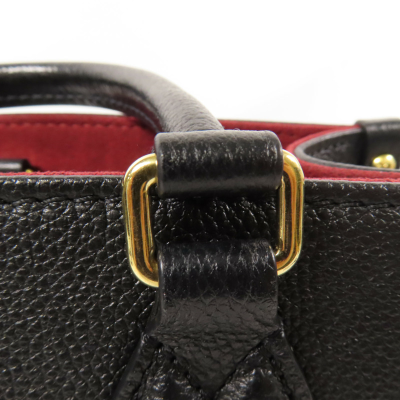 LOUIS VUITTON Monogram Empreinte On The Go PM金扣手挽肩背兩用袋-11