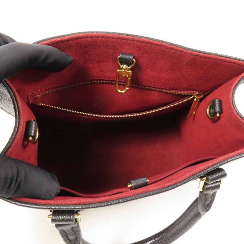 LOUIS VUITTON Monogram Empreinte On The Go PM金扣手挽肩背兩用袋-12