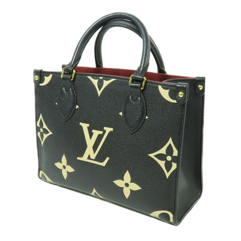 LOUIS VUITTON Monogram Empreinte On The Go PM金扣手挽肩背兩用袋-2
