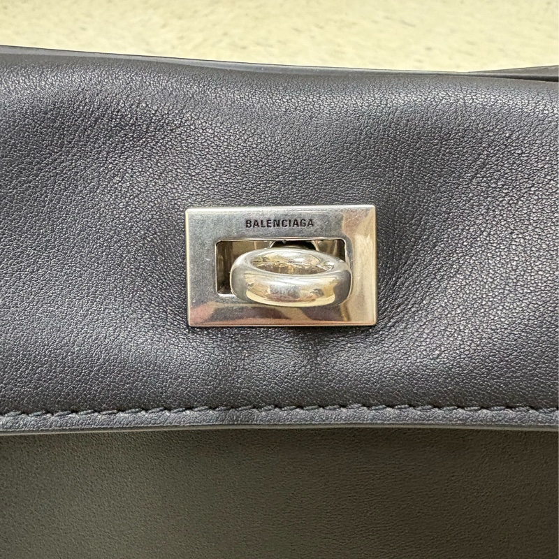 Balenciaga 巴黎世家 Rodeo Small in Black 黑銀色 小號-12