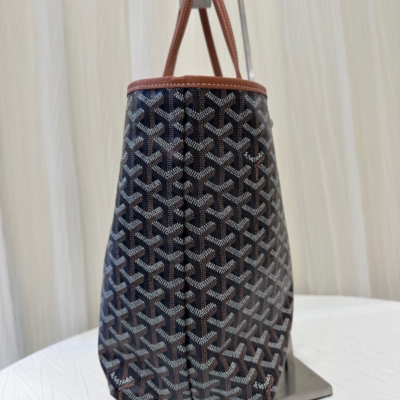 Goyard 購物袋子母托特包中號 棕色tote肩背包-10