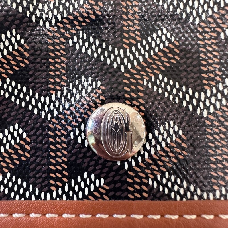 Goyard 購物袋子母托特包中號 棕色tote肩背包-17
