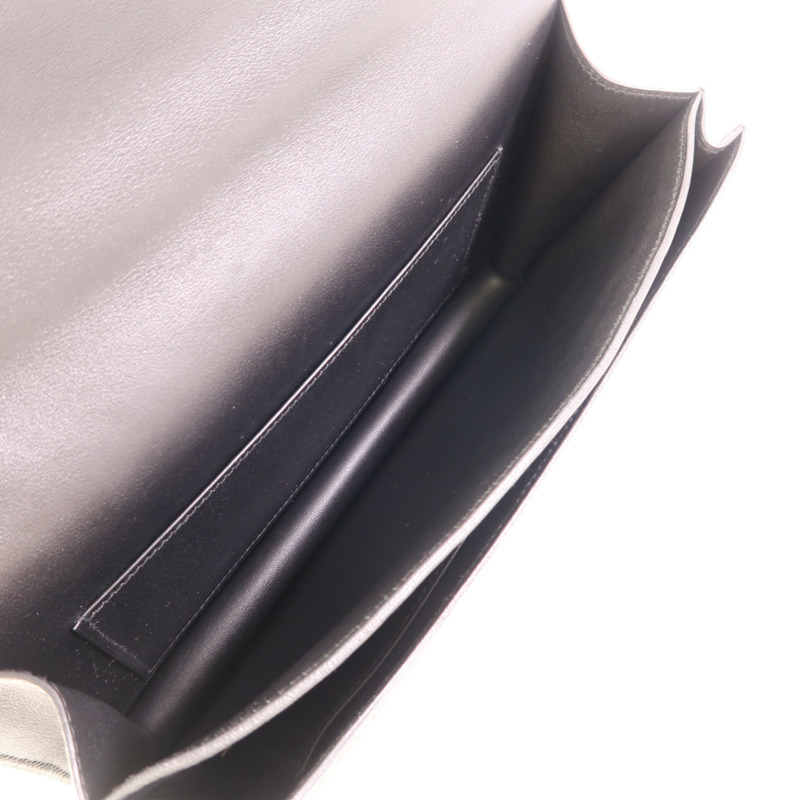 HERMES Swift皮革Constance Elan金扣肩背袋Noir-10