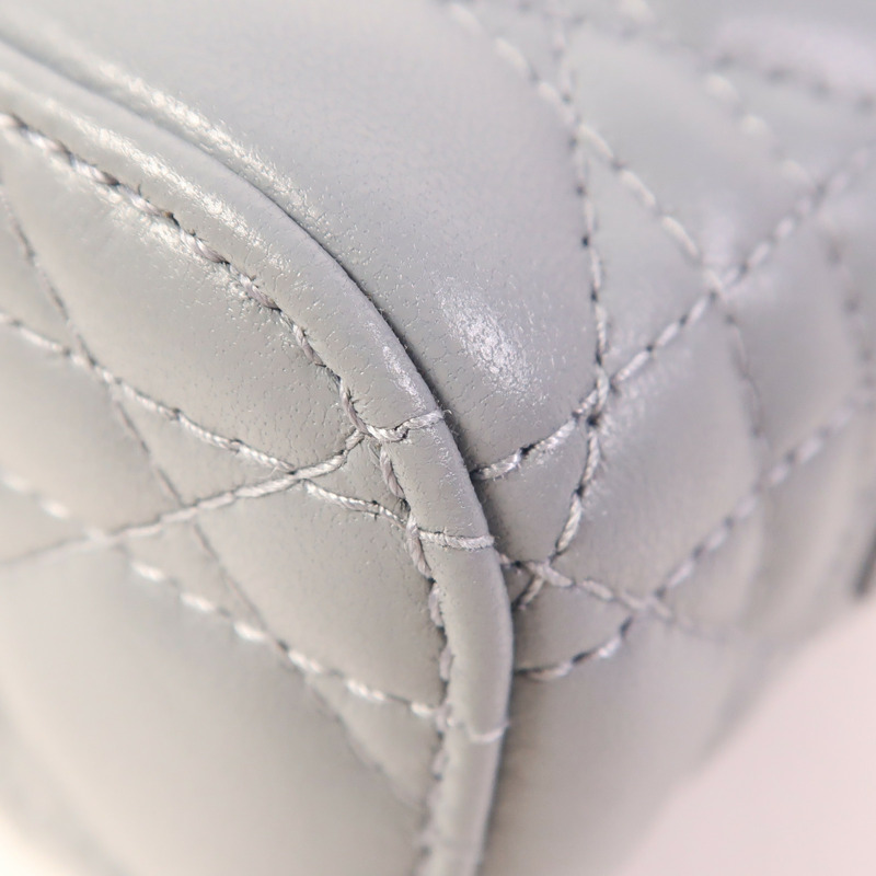 Dior 羊皮皮革Cannage Vanity金扣手挽肩背兩用袋-5