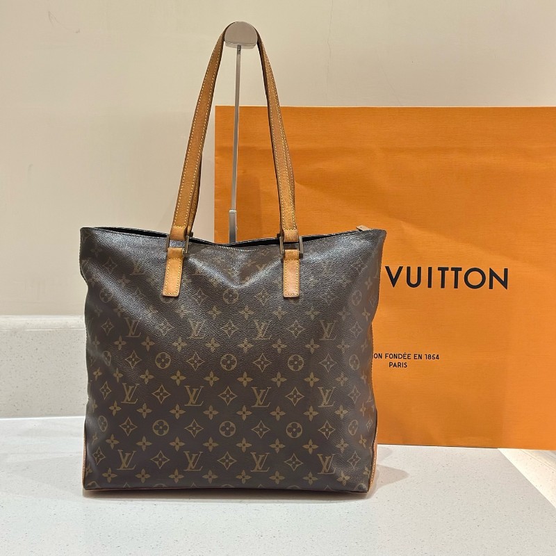 LV 路易威登中古老花大號鋼琴托特包tote-0