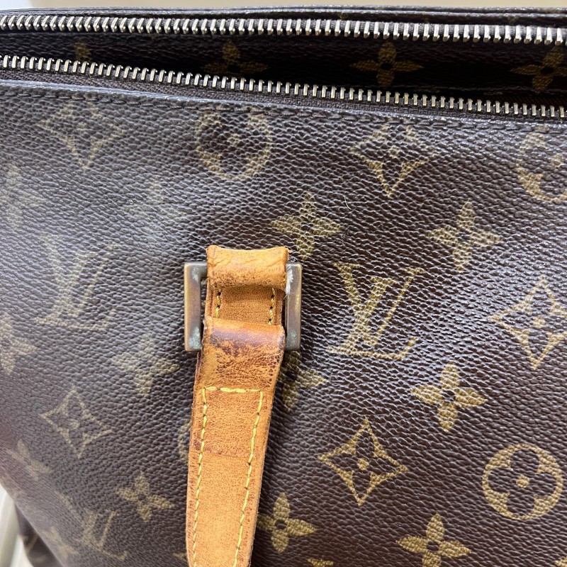 LV 路易威登中古老花大號鋼琴托特包tote-15