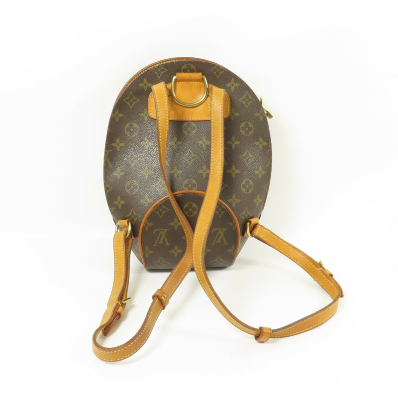 LOUIS VUITTON Monogram Ellipse Sac A Dos Backpack金扣背包棕色-1