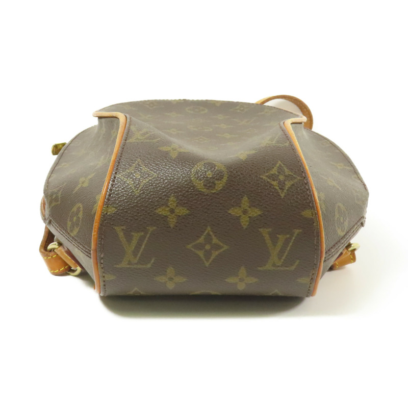 LOUIS VUITTON Monogram Ellipse Sac A Dos Backpack金扣背包棕色-3