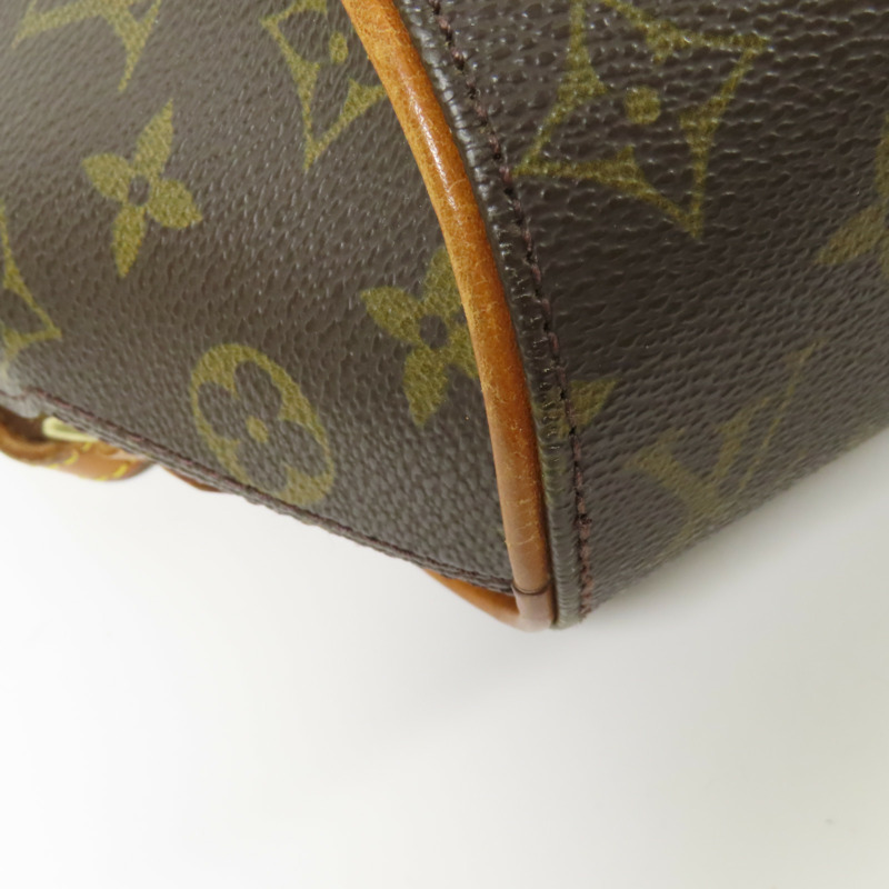 LOUIS VUITTON Monogram Ellipse Sac A Dos Backpack金扣背包棕色-4
