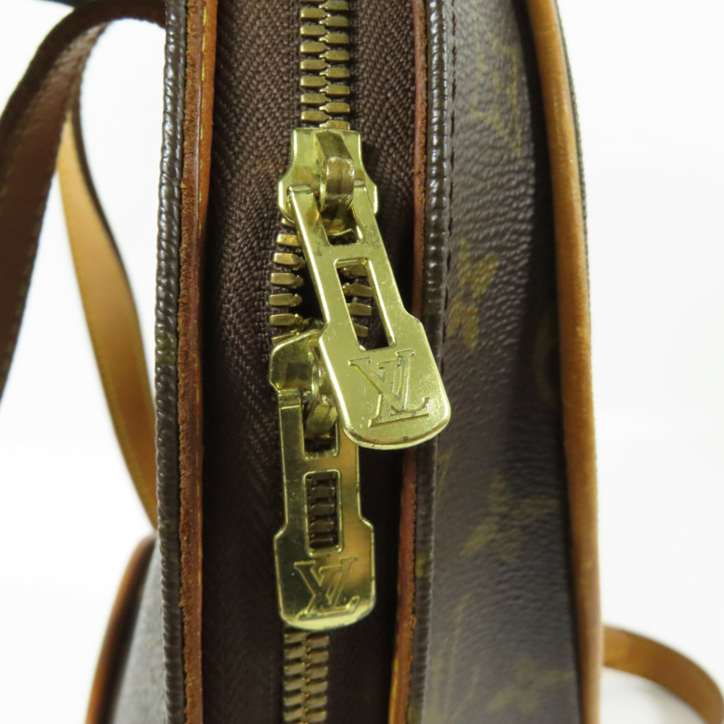 LOUIS VUITTON Monogram Ellipse Sac A Dos Backpack金扣背包棕色-10