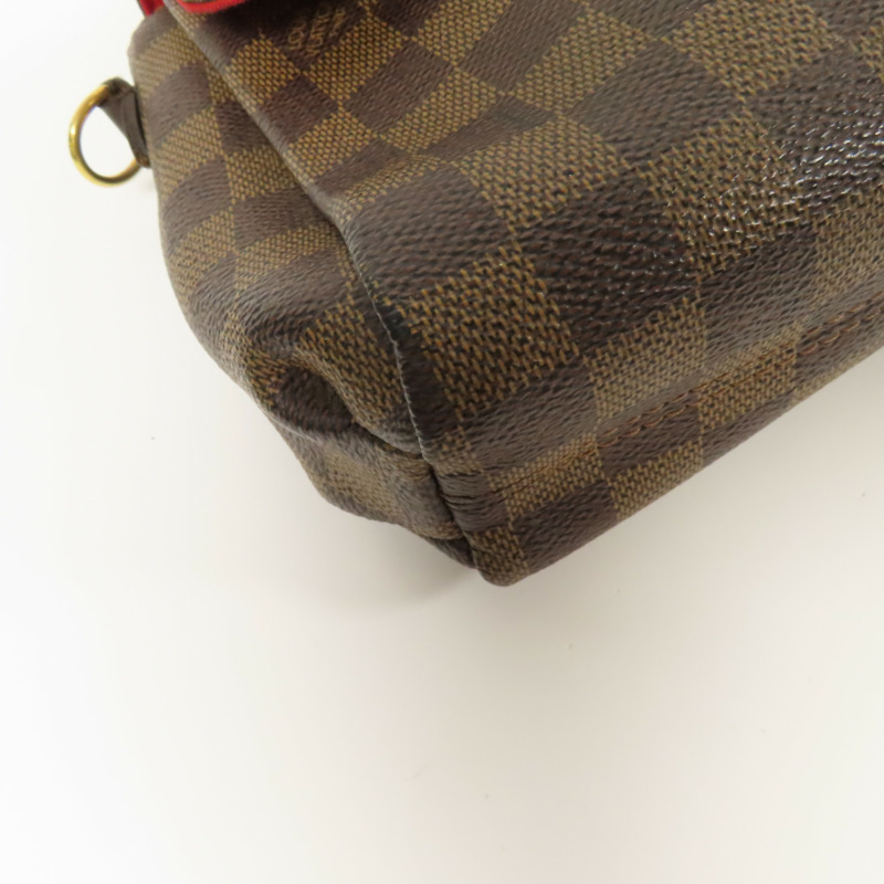 LOUIS VUITTON Damier Croisette金扣手挽肩背兩用袋-4