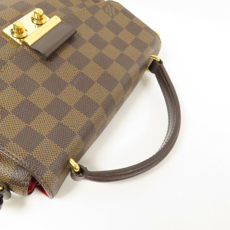 LOUIS VUITTON Damier Croisette金扣手挽肩背兩用袋-8