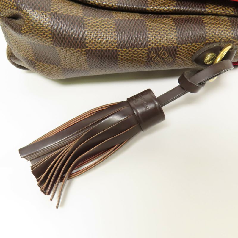 LOUIS VUITTON Damier Croisette金扣手挽肩背兩用袋-9