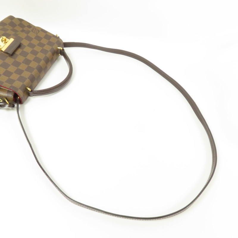 LOUIS VUITTON Damier Croisette金扣手挽肩背兩用袋-10
