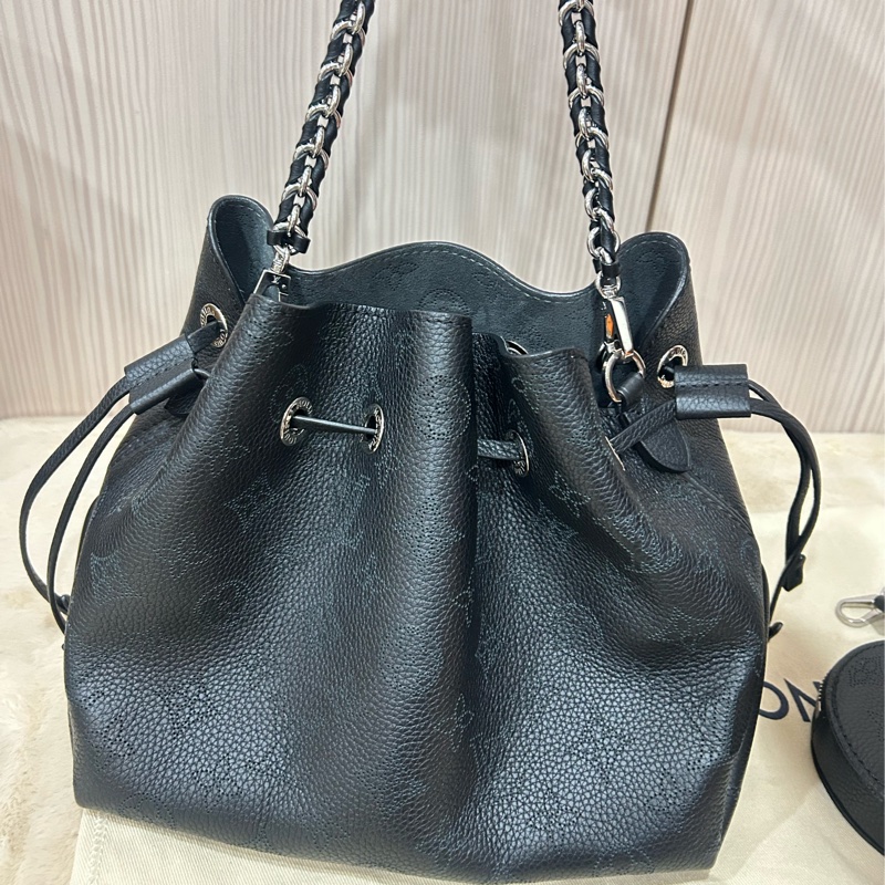 #極新 Lv M57070 bella 晶片款 月光女神 水桶包 肩背包-6