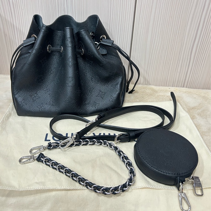 #極新 Lv M57070 bella 晶片款 月光女神 水桶包 肩背包-20