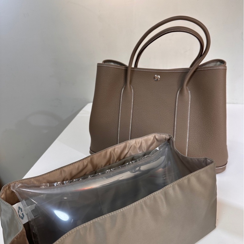 全新閒置Hermès Garden Party 36大象灰-16