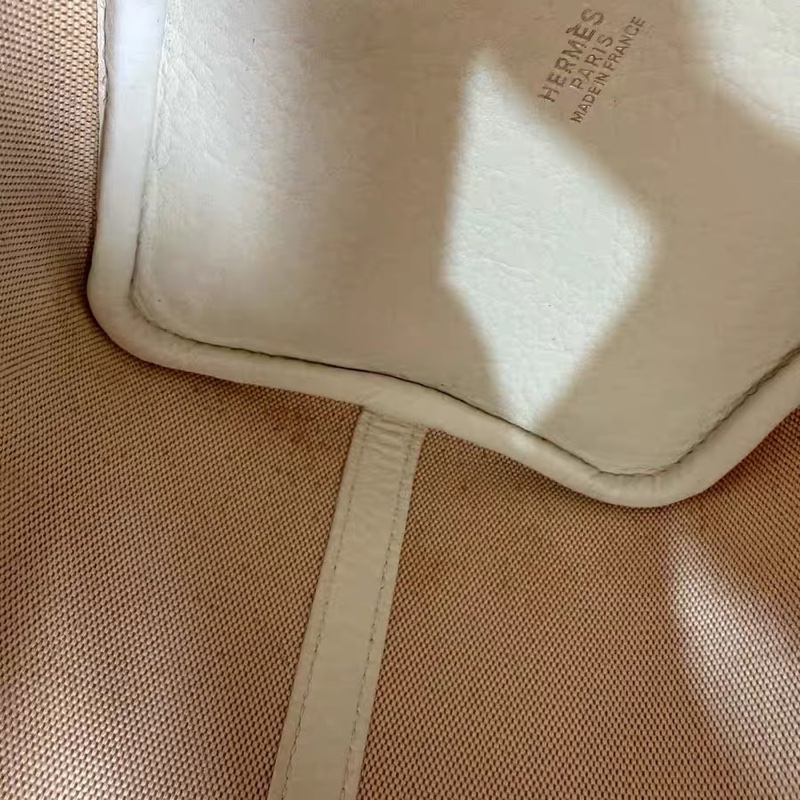 Hermes 菜籃子Picotin 18 帆布拼皮 中古款-9