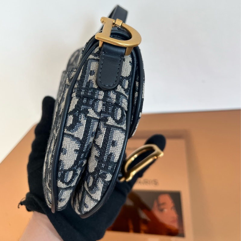 #全網最便宜#99新#附寬背帶 Dior Saddle馬鞍包 小號-10