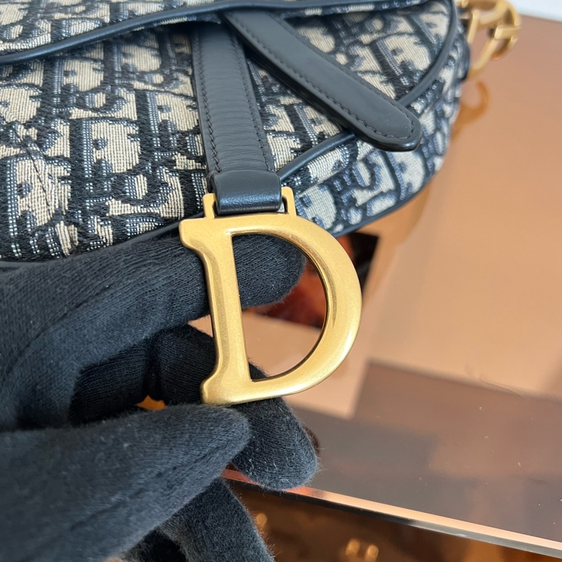 #全網最便宜#99新#附寬背帶 Dior Saddle馬鞍包 小號-7