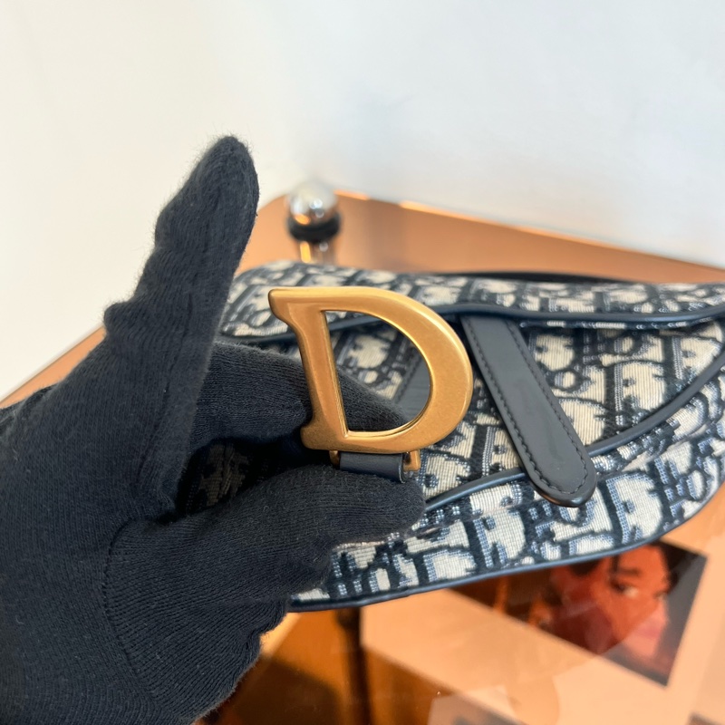 #全網最便宜#99新#附寬背帶 Dior Saddle馬鞍包 小號-8