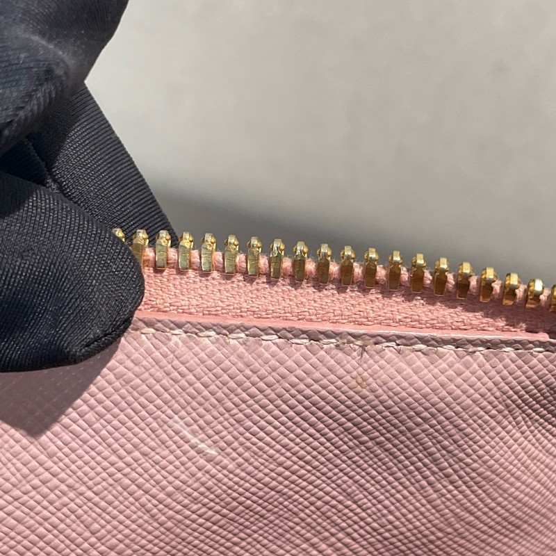 PRADA 貝殼包櫻花粉 手提包肩背包斜背包-8