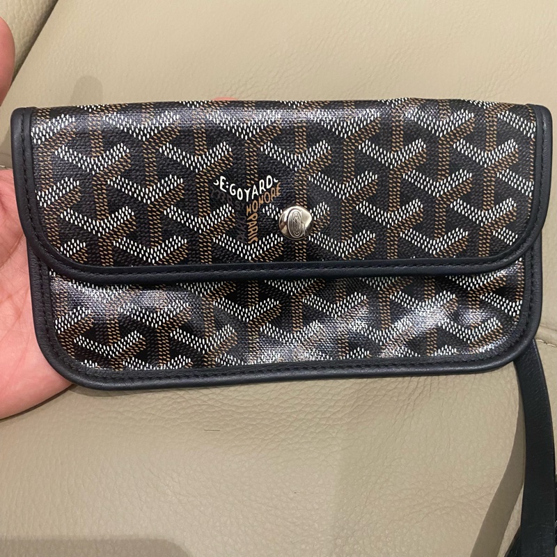Goyard 黑色老花子母托特34x28x15cm 配件塵袋-1