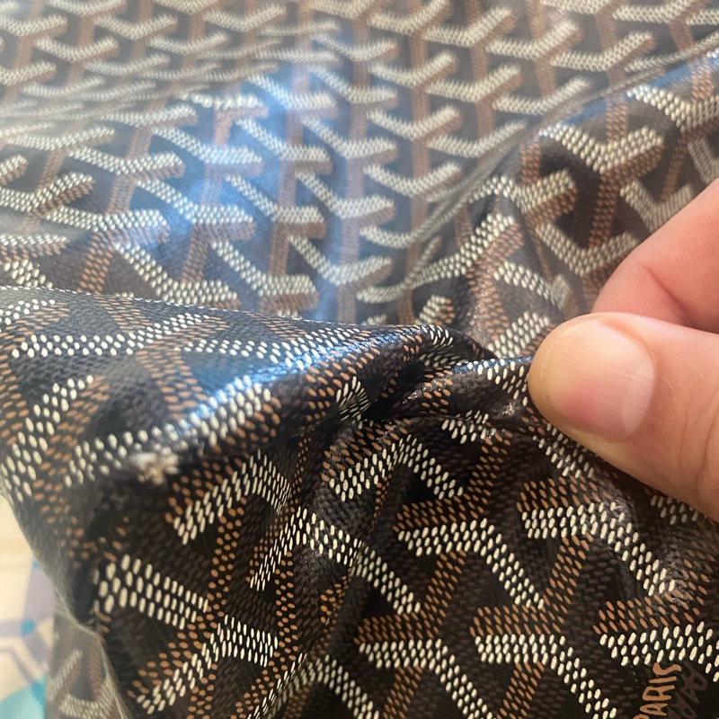 Goyard 黑色老花子母托特34x28x15cm 配件塵袋-11
