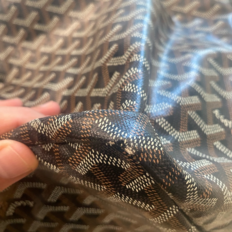 Goyard 黑色老花子母托特34x28x15cm 配件塵袋-12